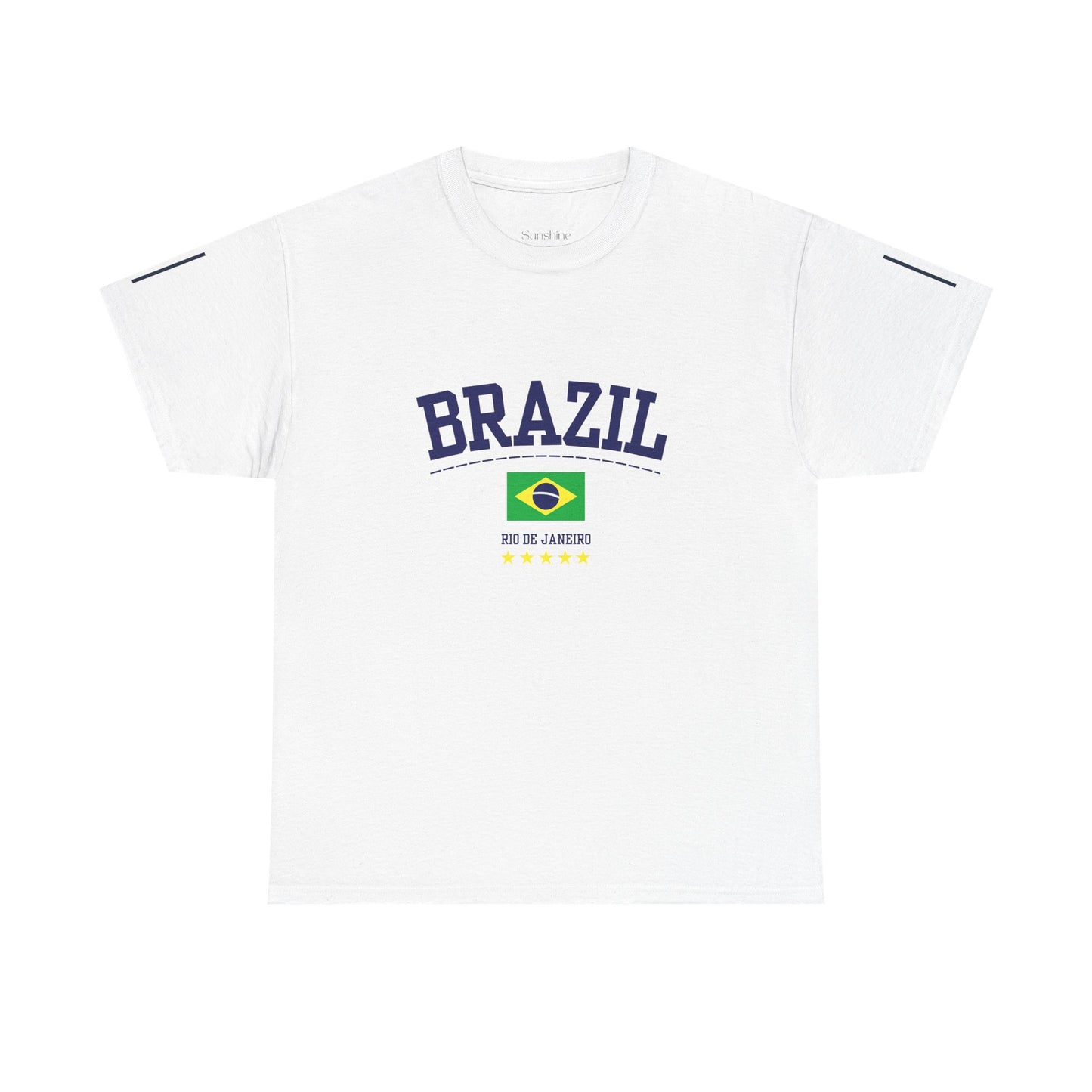 Casual Brazil Vintage Cotton T-shirt
