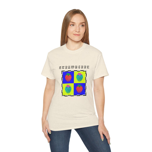 Strawberry Chess T-shirt, Fruits Edition