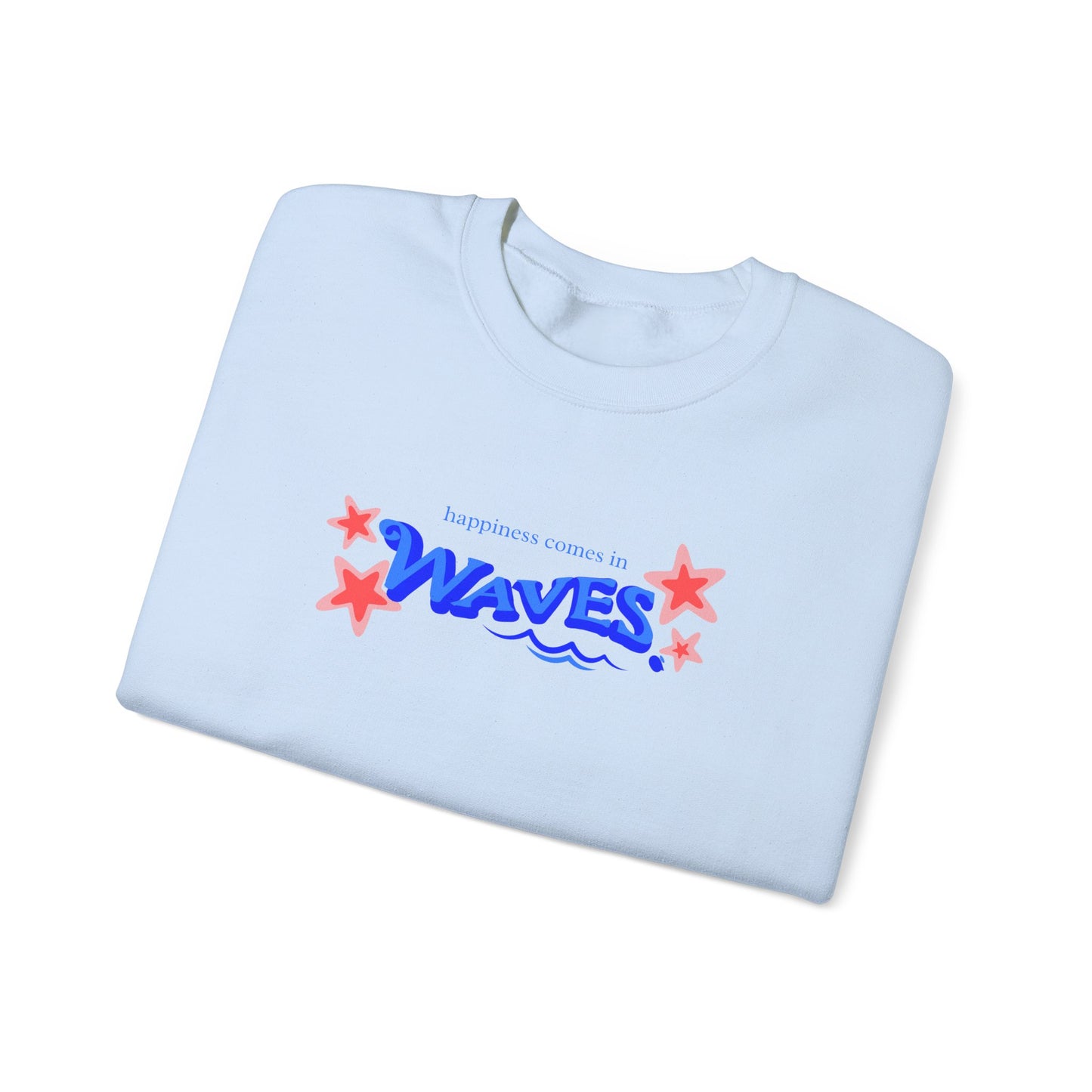 Sudadera informal con diseño de ondas relajantes