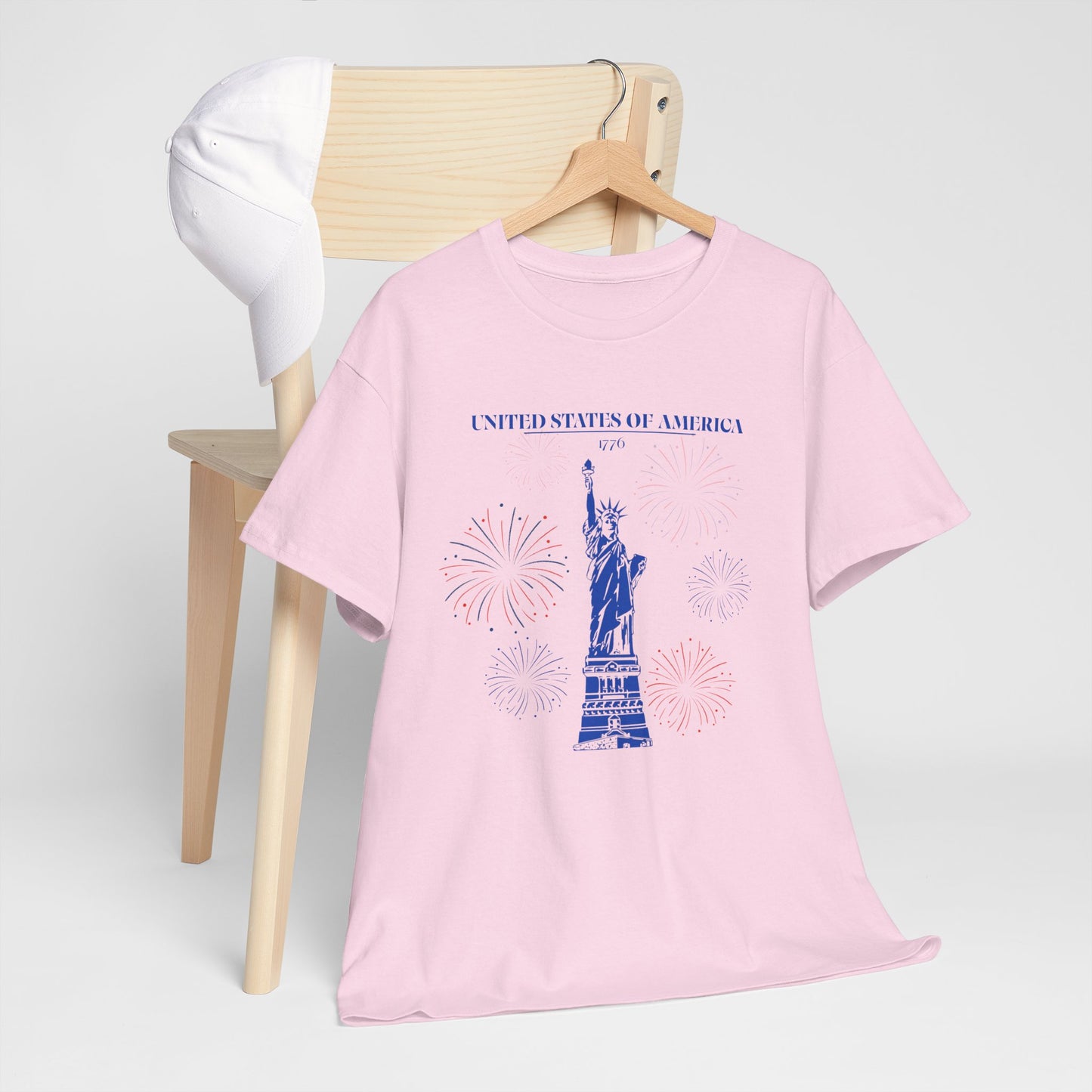 Unisex Statue of Liberty Cotton T-Shirt