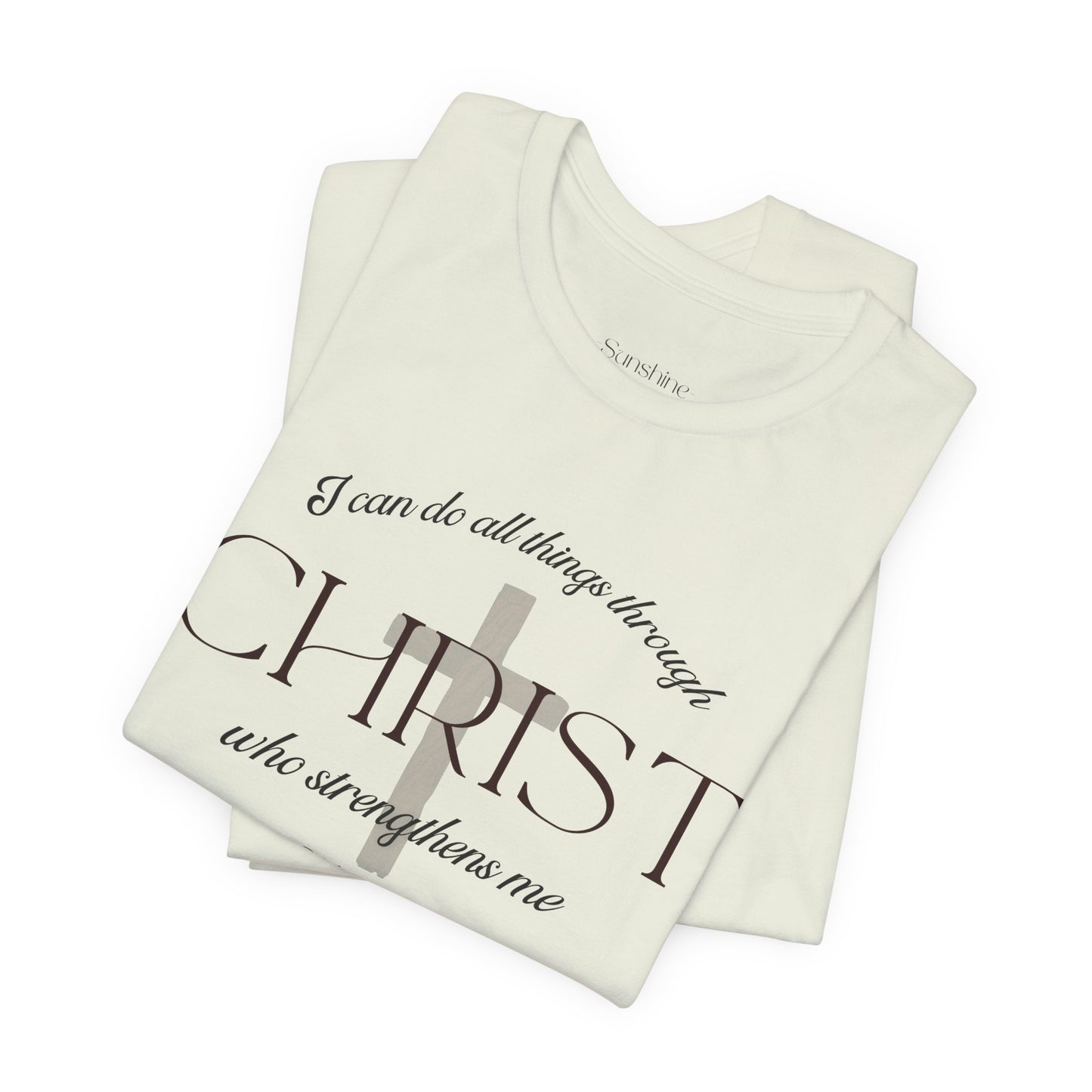 Philippians 4:13 Unisex Cotton T-shirt