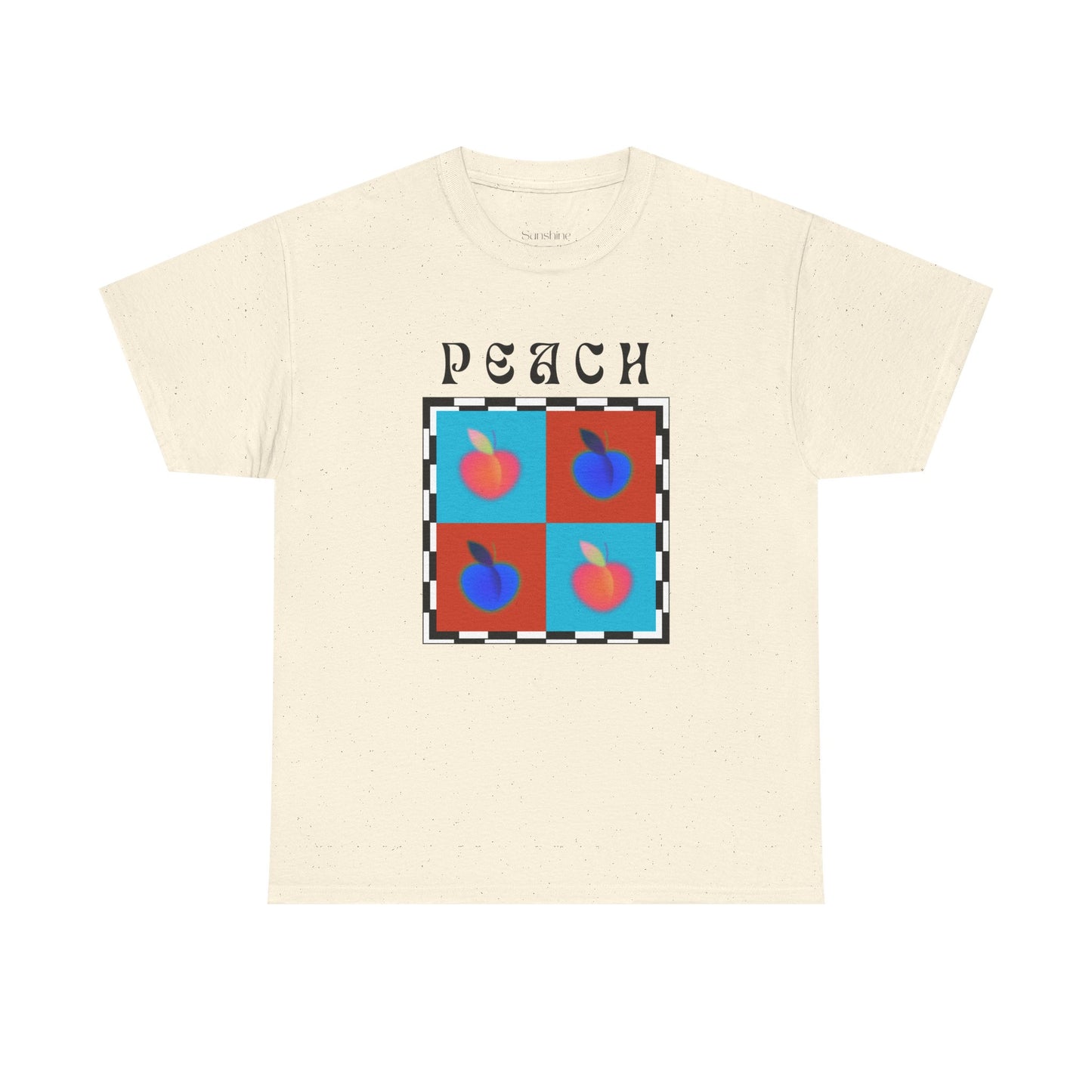 Peach Chess T-shirt, Fruits Edition