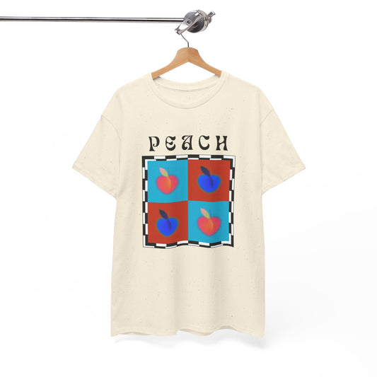 Peach Chess T-shirt, Fruits Edition