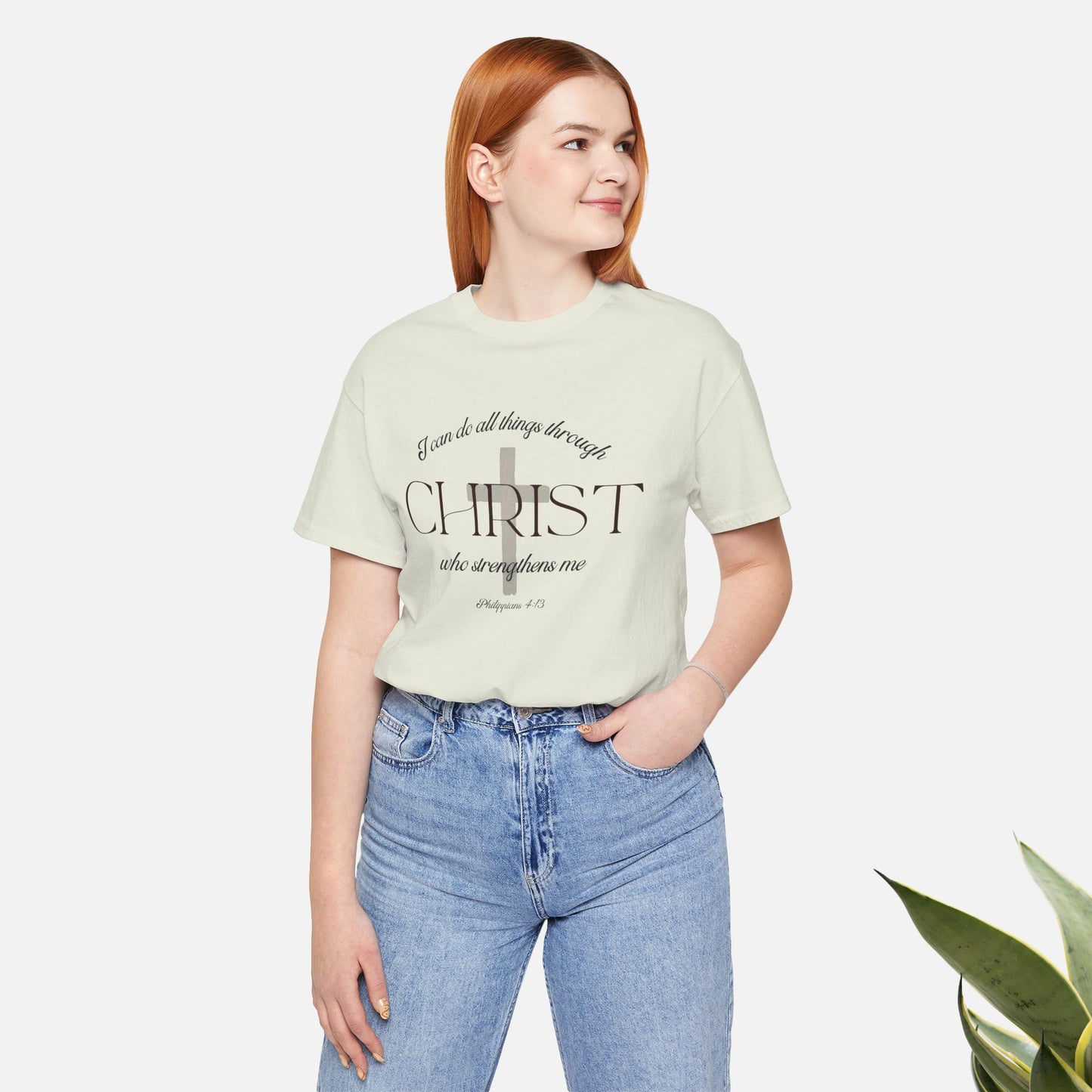 Philippians 4:13 Unisex Cotton T-shirt