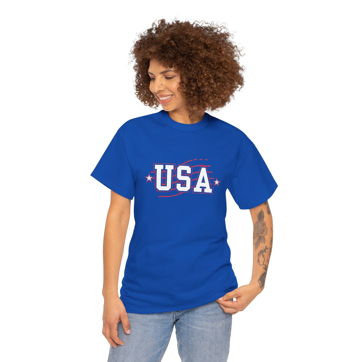 USA Patriotic Cotton T-shirt