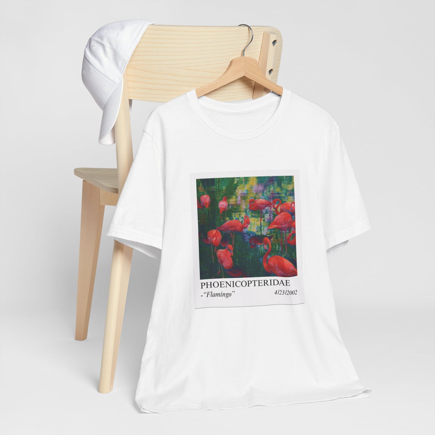 Flamingo Art Tee - Unisex Short Sleeve Cotton Shirt