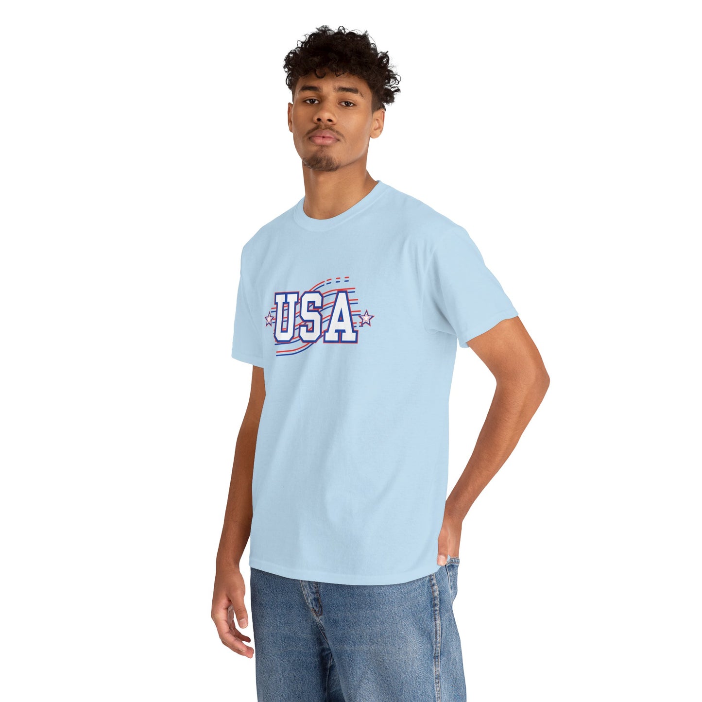 USA Patriotic Cotton T-shirt