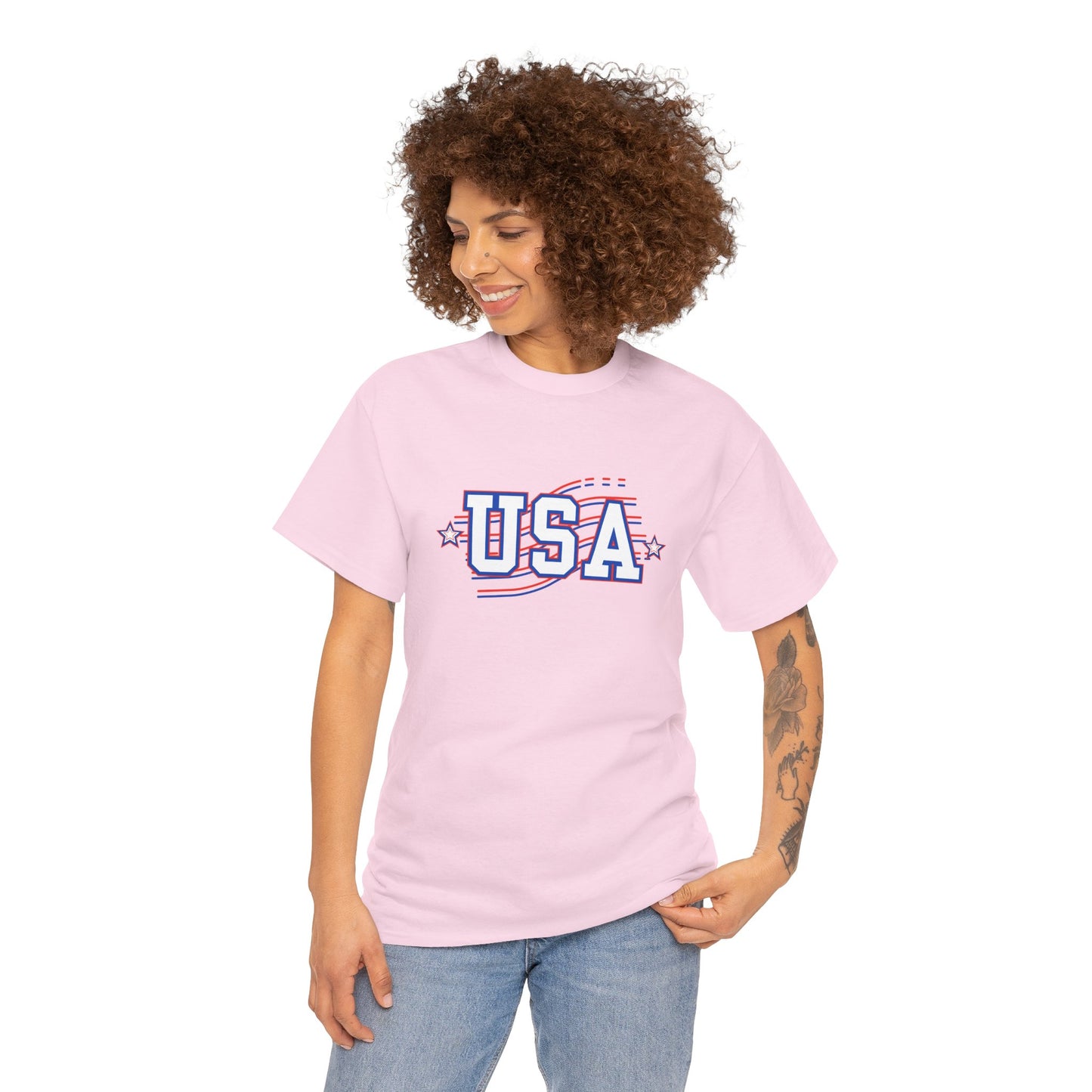 USA Patriotic Cotton T-shirt