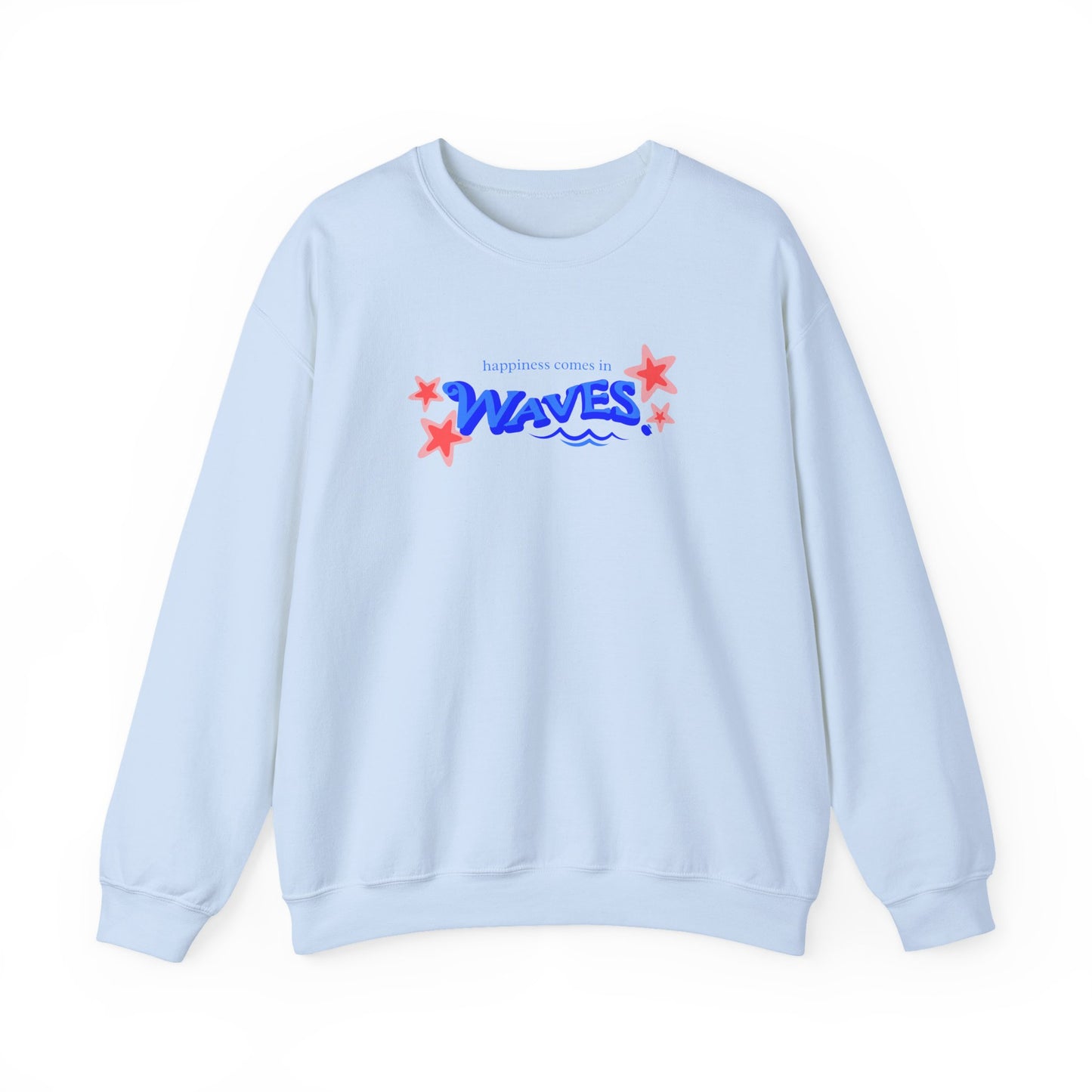 Sudadera informal con diseño de ondas relajantes
