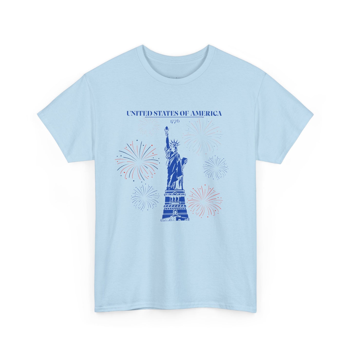 Unisex Statue of Liberty Cotton T-Shirt