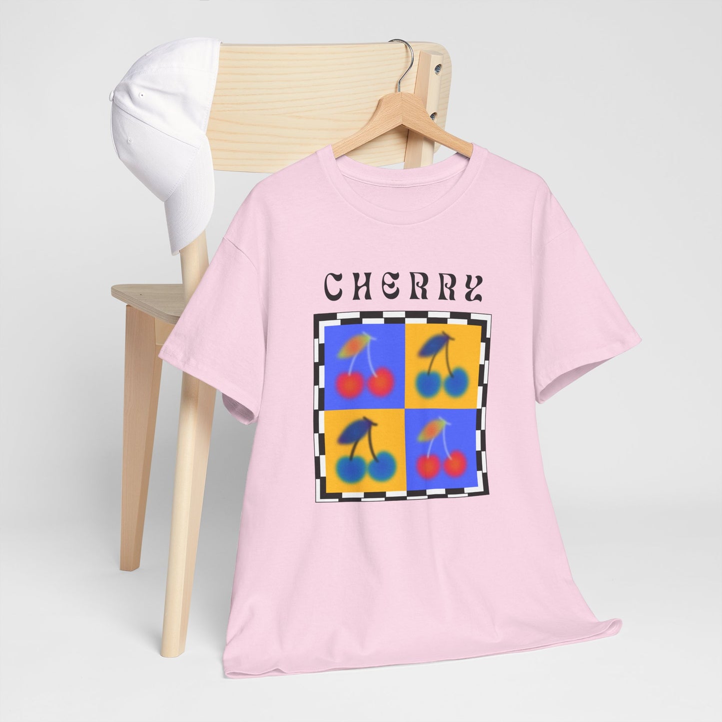 Camiseta de Ajedrez de Cereza, Edición Frutas