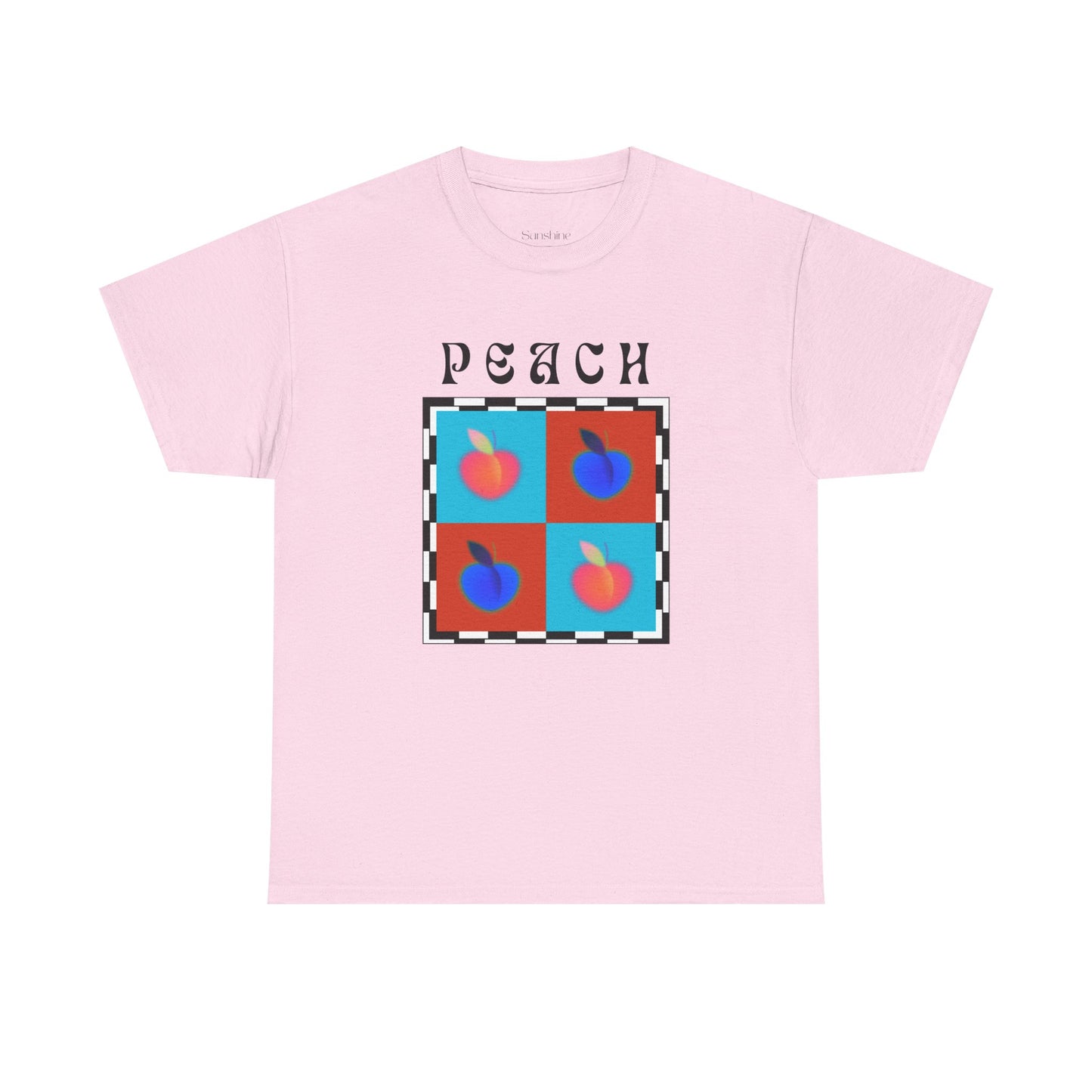 Peach Chess T-shirt, Fruits Edition