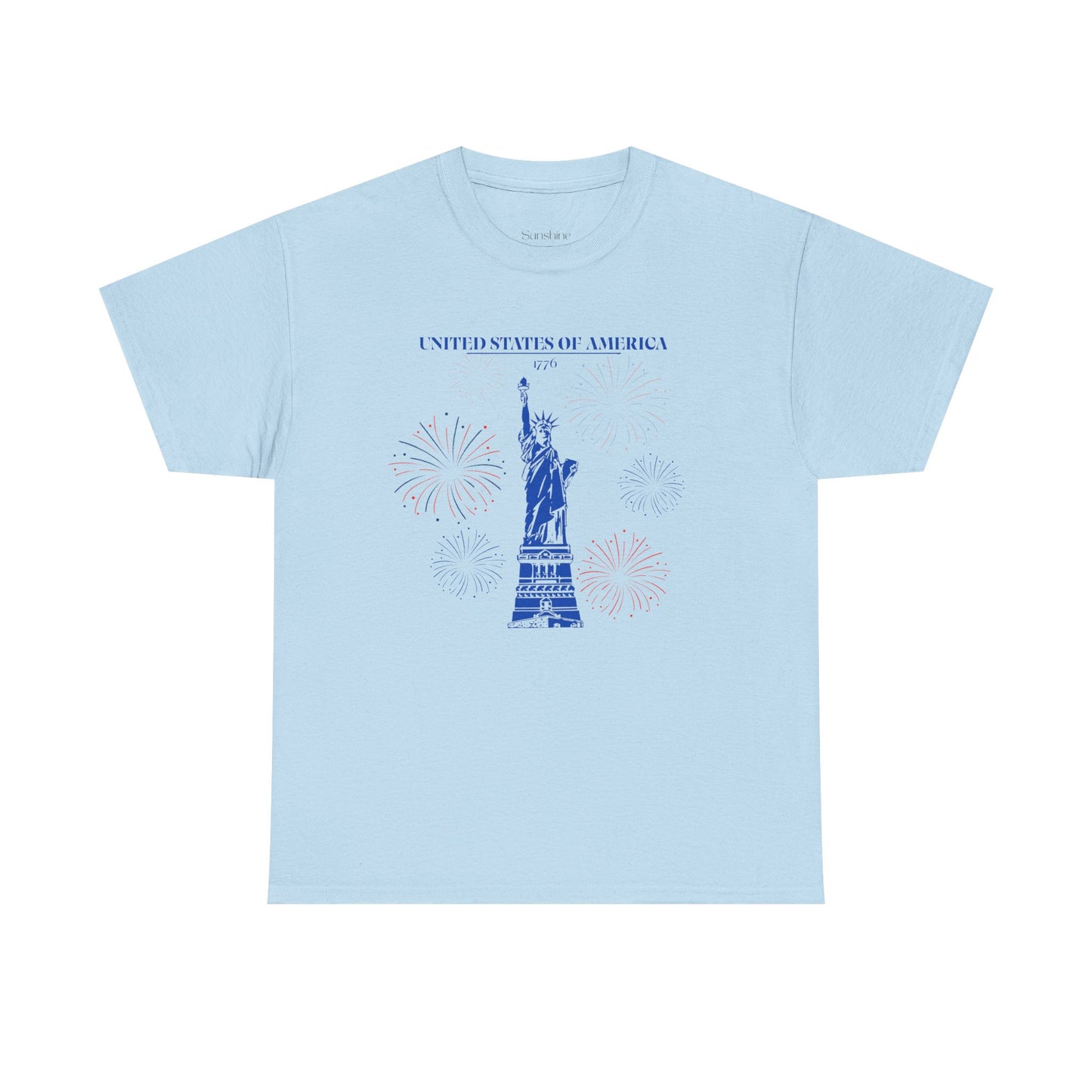 Unisex Statue of Liberty Cotton T-Shirt