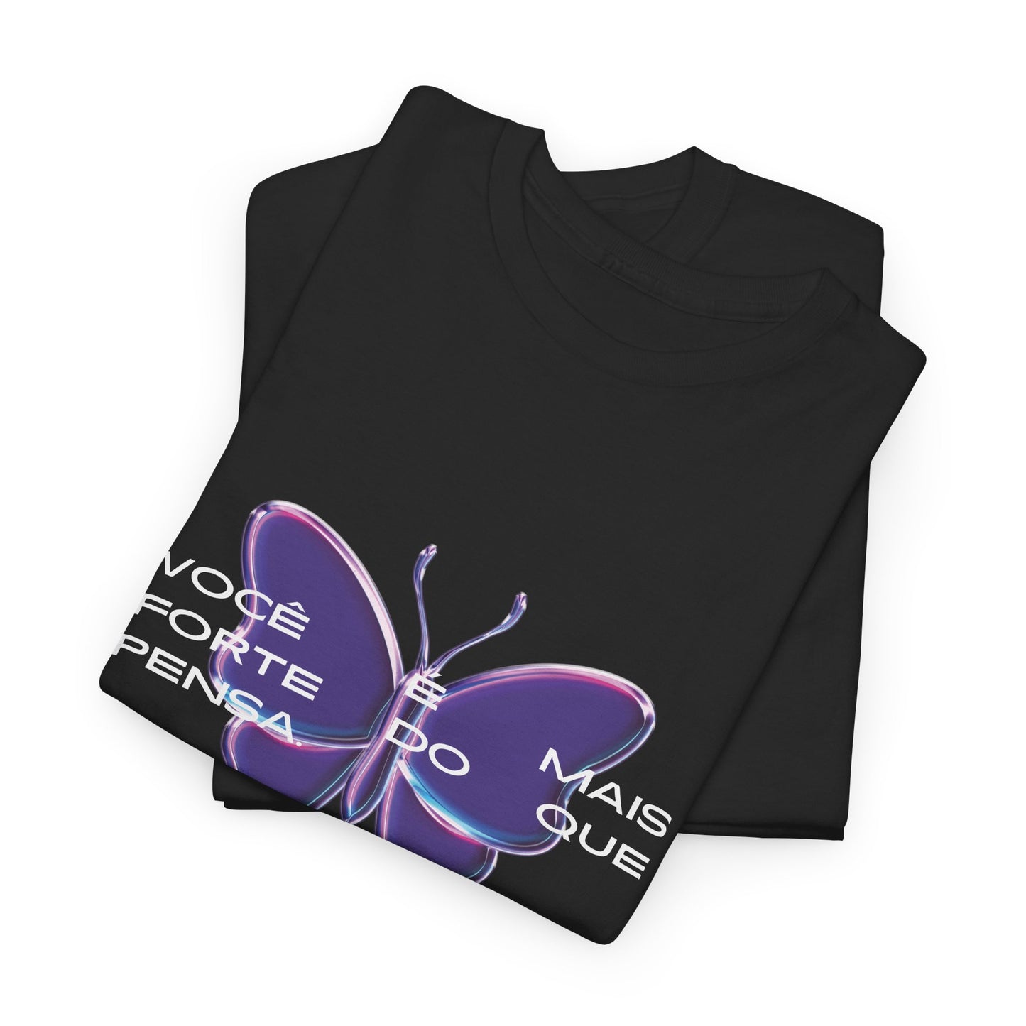 Stronger Than You Think, Motivational Phrase Cotton T-shirt