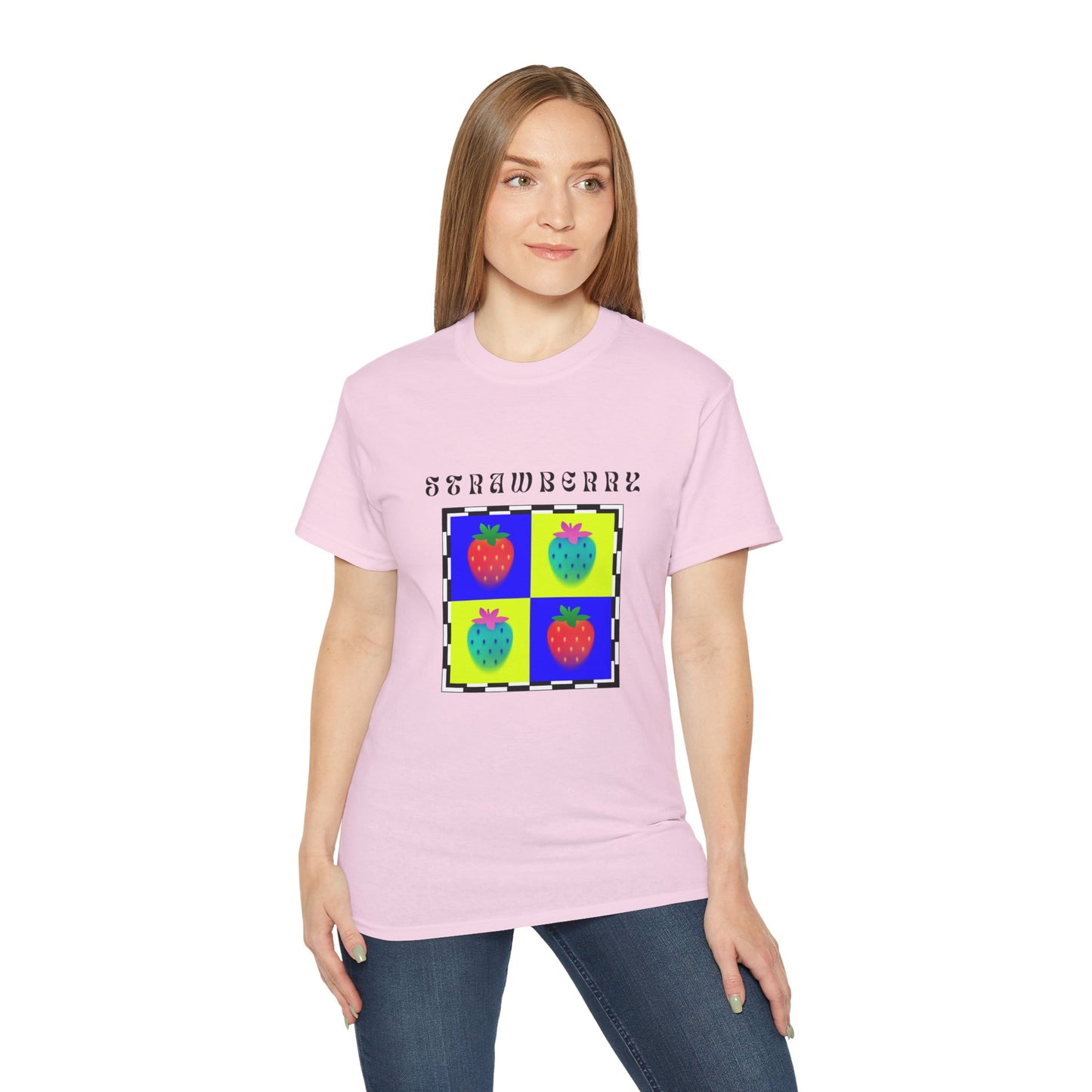 Strawberry Chess T-shirt, Fruits Edition