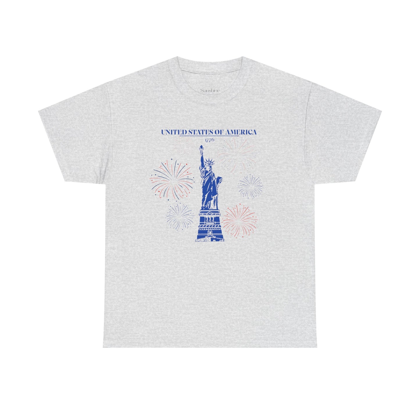 Unisex Statue of Liberty Cotton T-Shirt