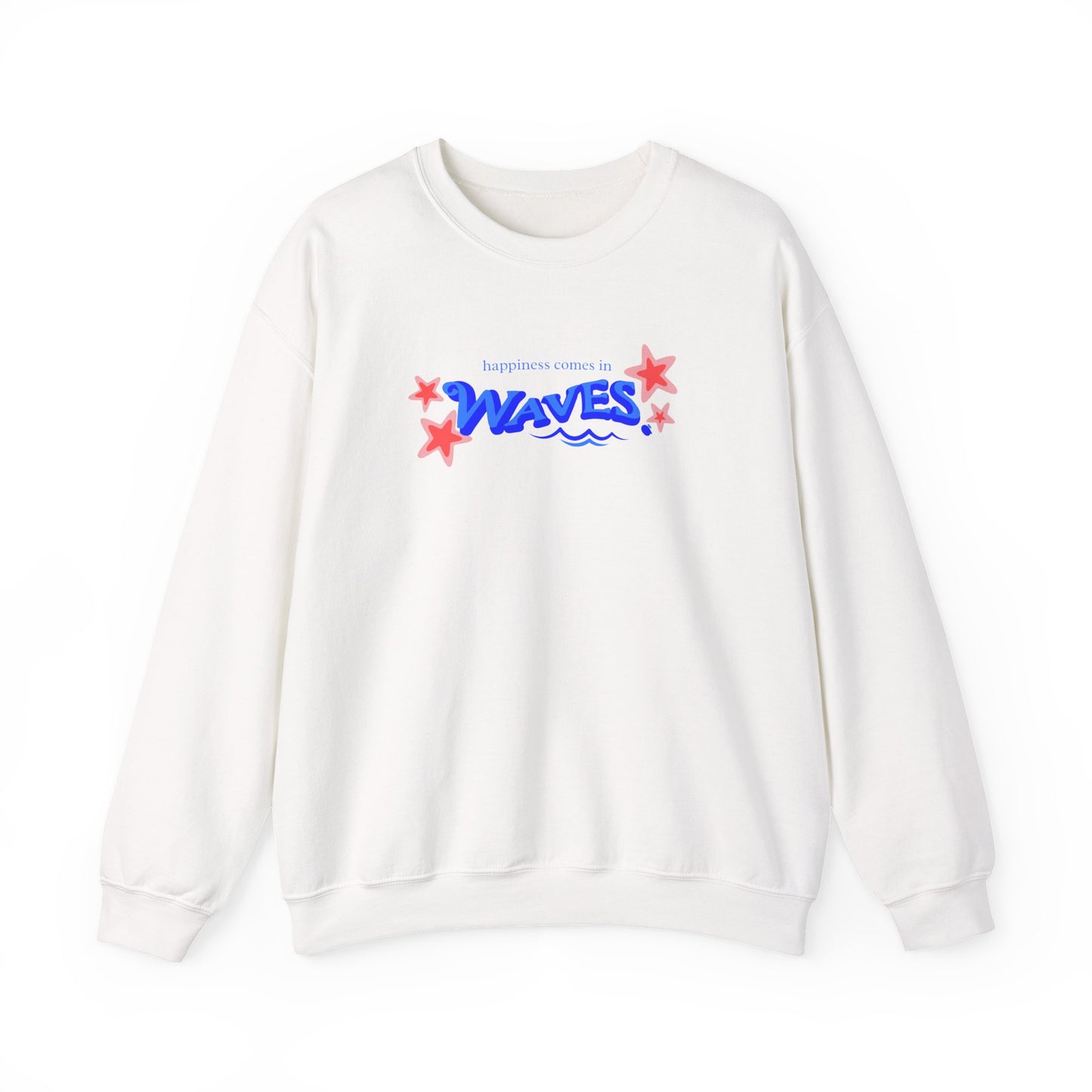 Sudadera informal con diseño de ondas relajantes