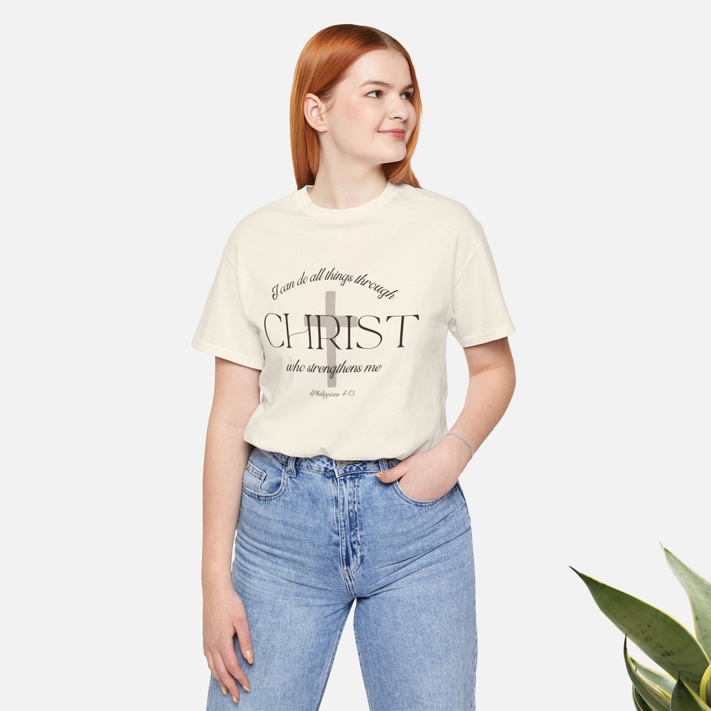 Philippians 4:13 Unisex Cotton T-shirt