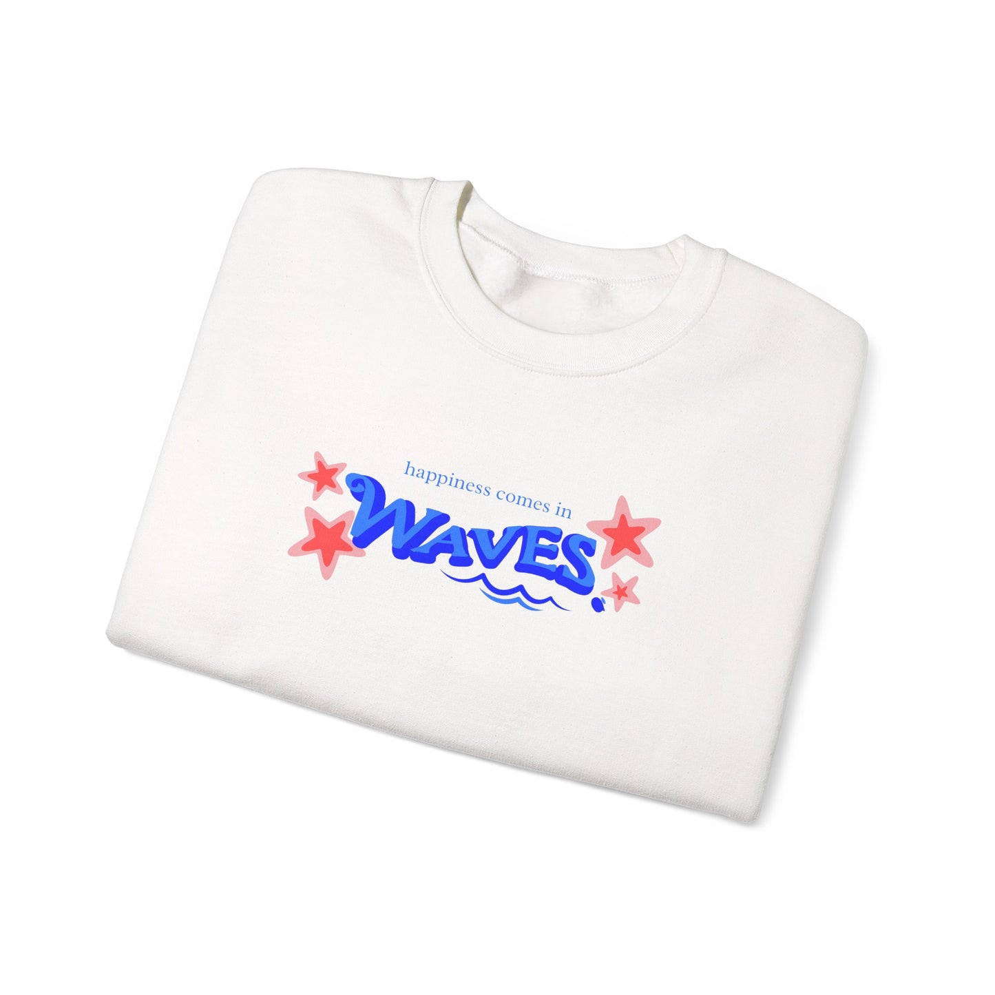 Sudadera informal con diseño de ondas relajantes