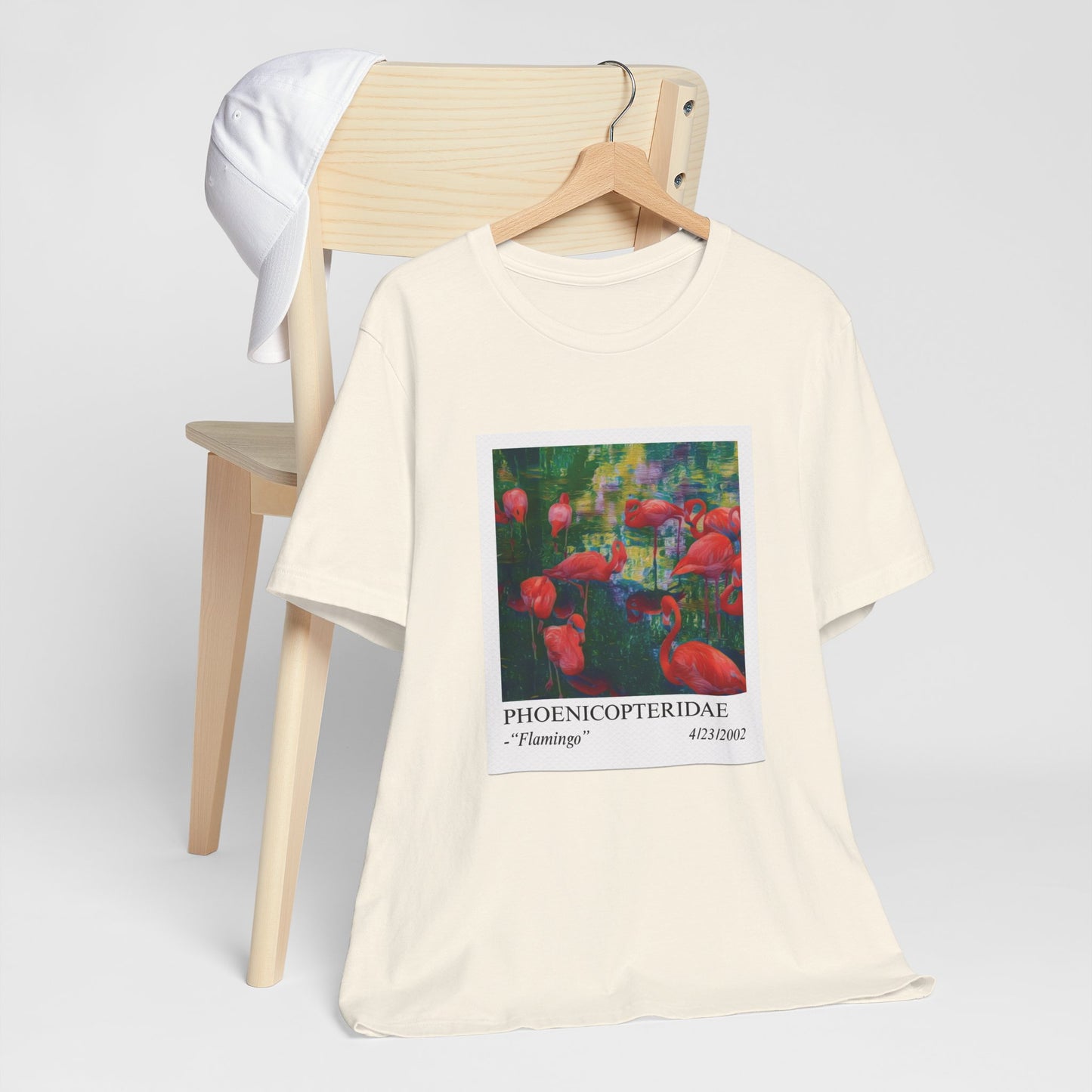 Flamingo Art Tee - Unisex Short Sleeve Cotton Shirt