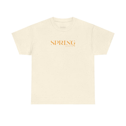 "SPRING" Floral Retro T-shirt