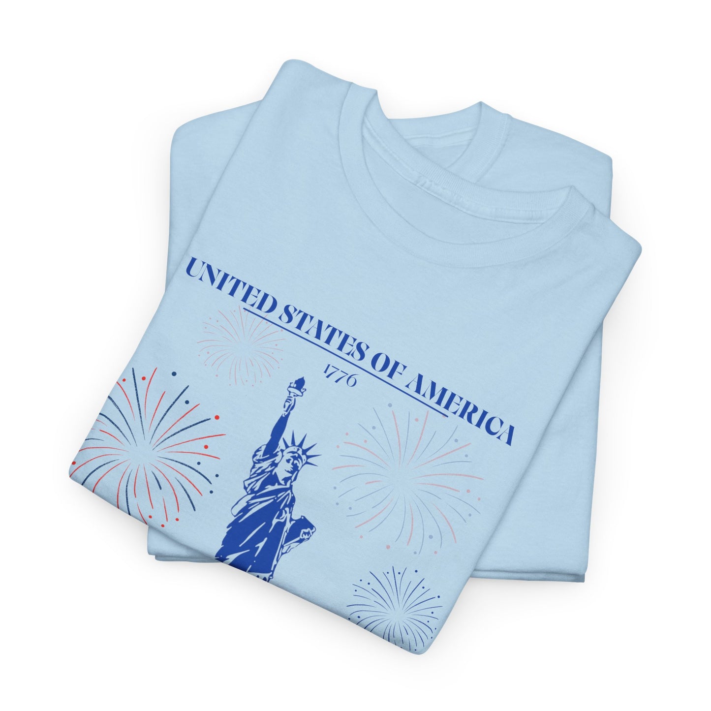 Unisex Statue of Liberty Cotton T-Shirt