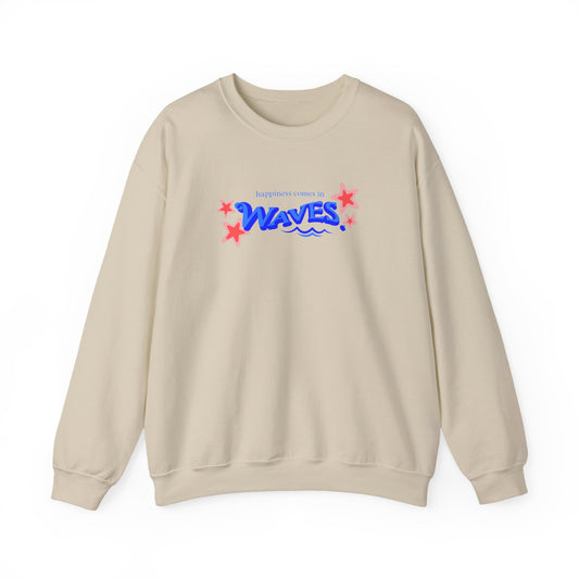 Chill Waves Design Casual Sweatshirt