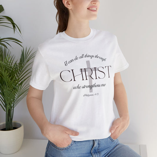 Philippians 4:13 Unisex Cotton T-shirt