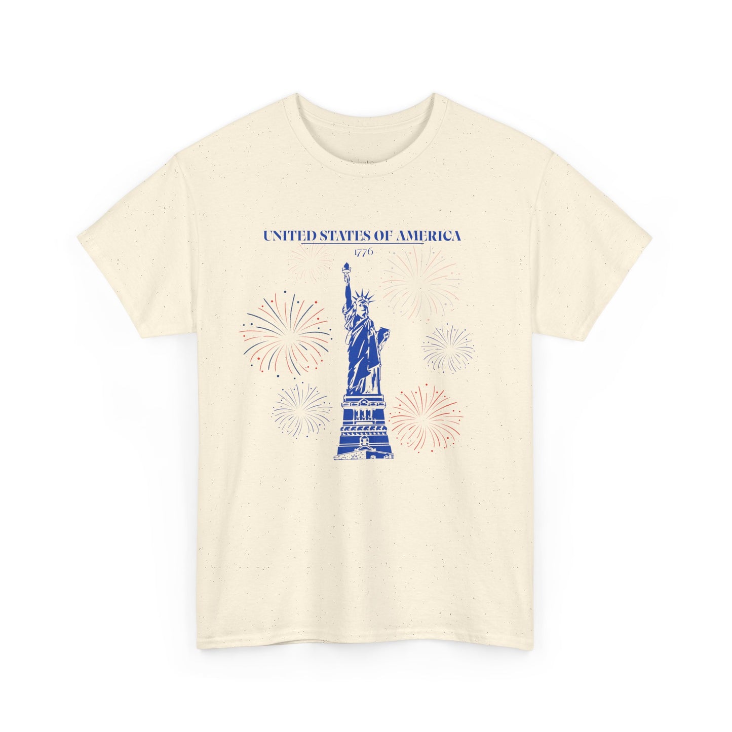 Unisex Statue of Liberty Cotton T-Shirt