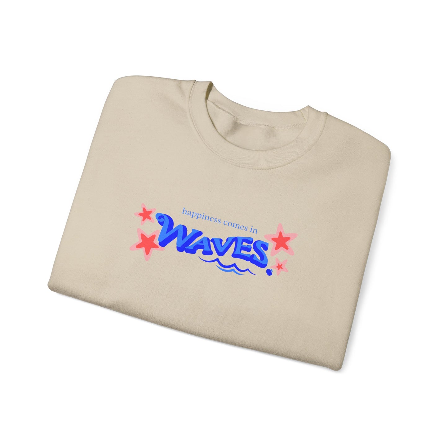 Sudadera informal con diseño de ondas relajantes