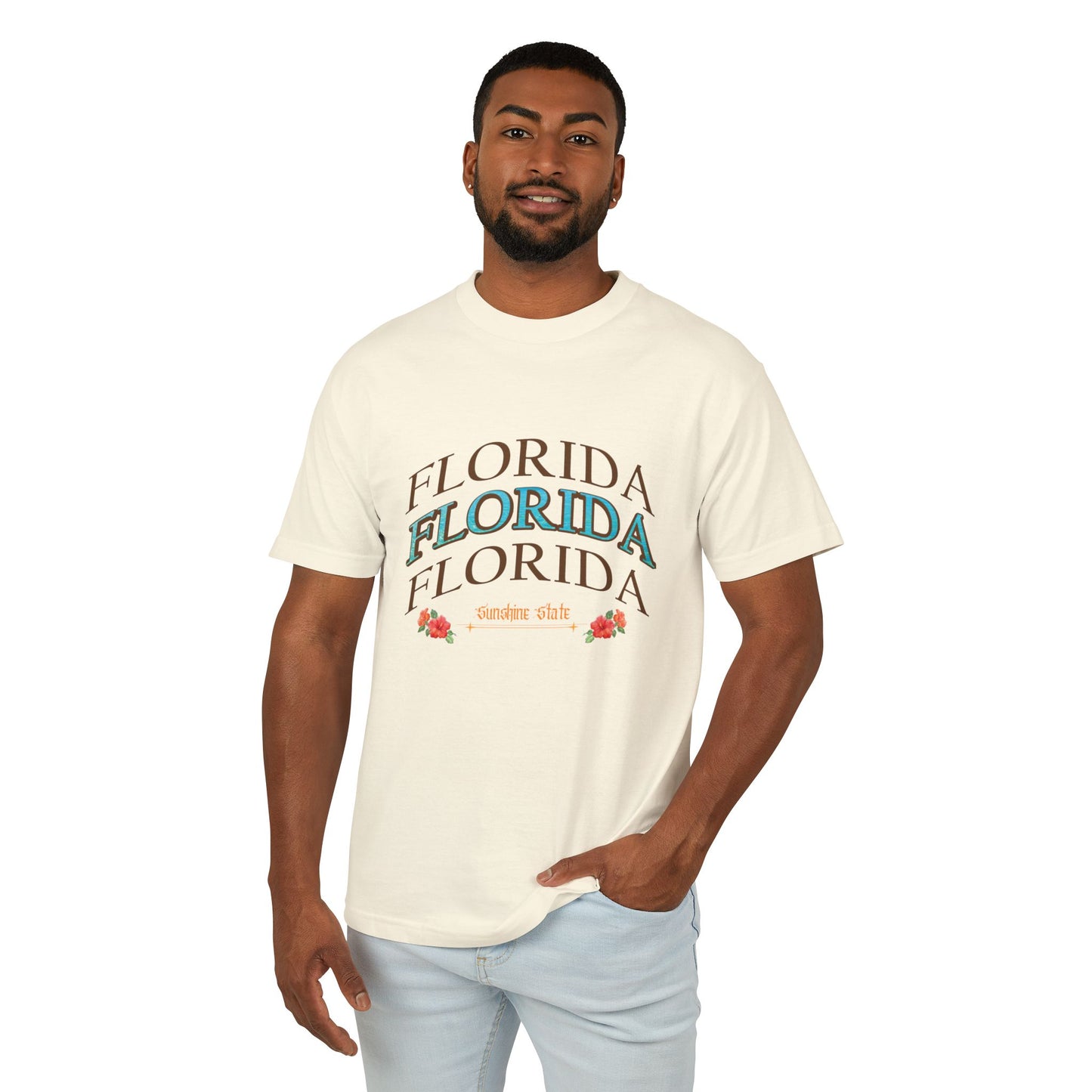 "Florida Sunshine State" Cotton Shirt