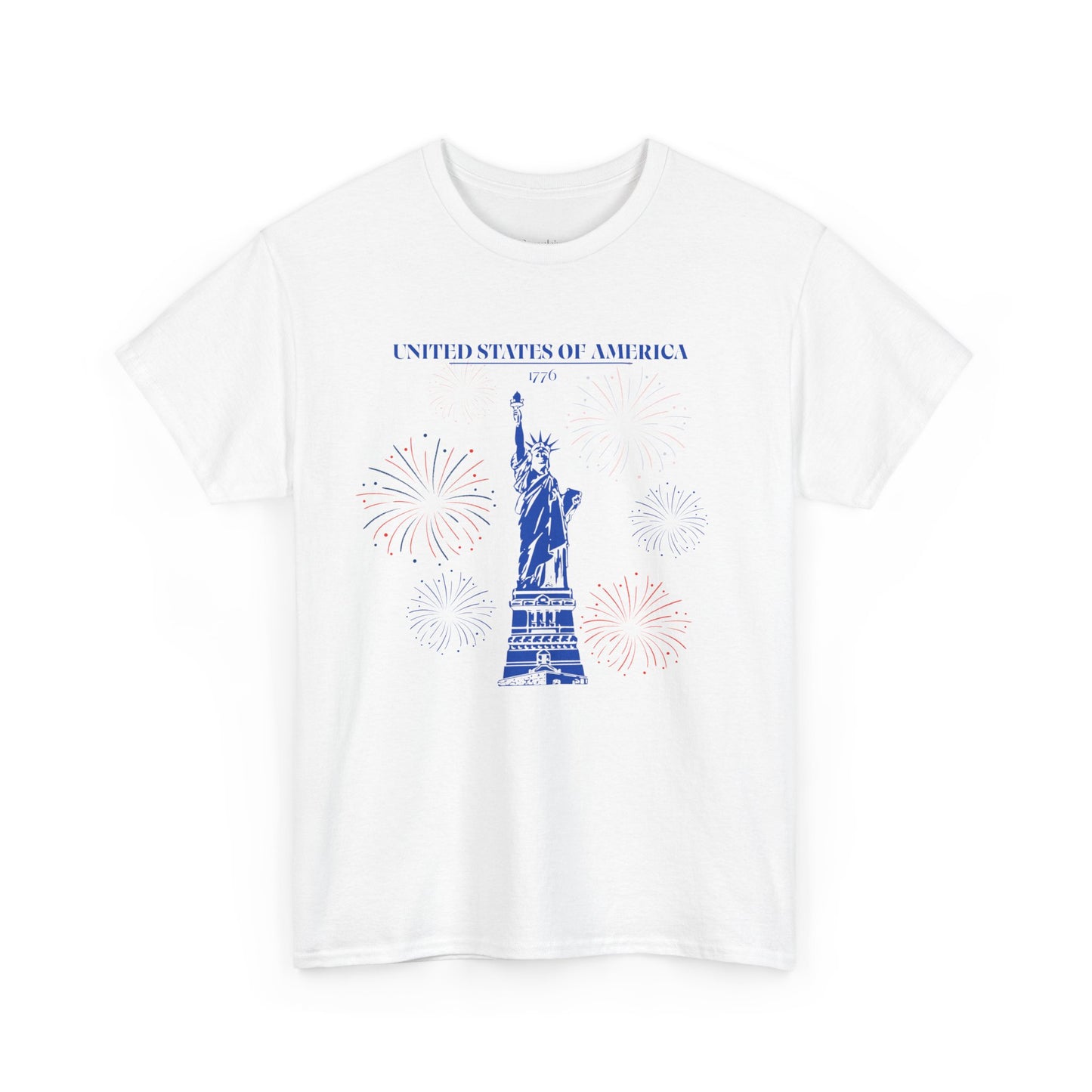 Unisex Statue of Liberty Cotton T-Shirt