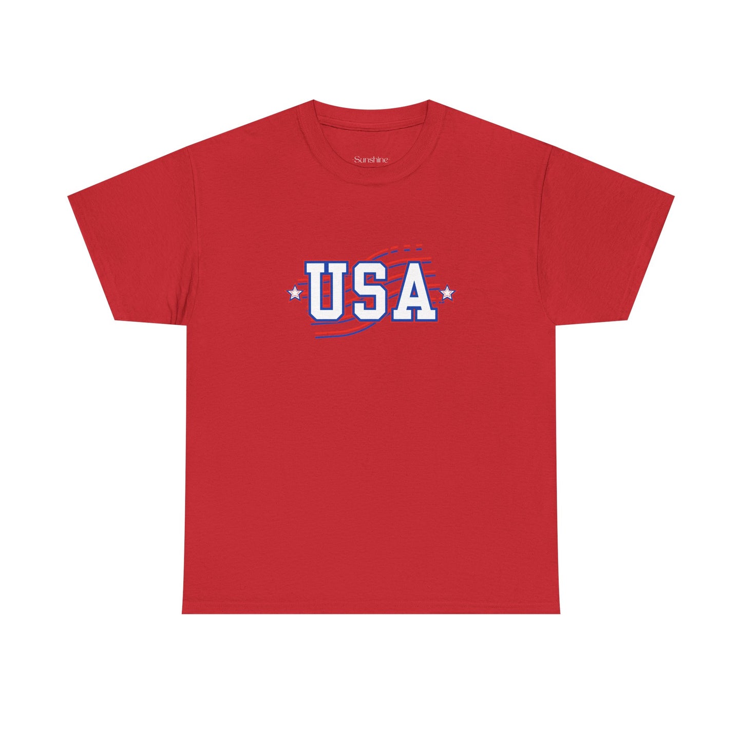 USA Patriotic Cotton T-shirt