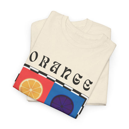 Camiseta de ajedrez naranja, edición frutas 