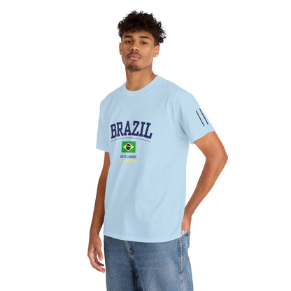 Casual Brazil Vintage Cotton T-shirt