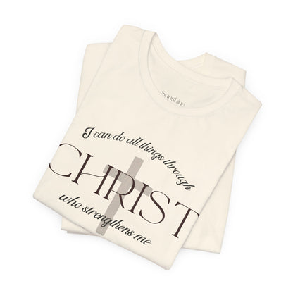 Filipenses 4:13 Camiseta de algodón unisex