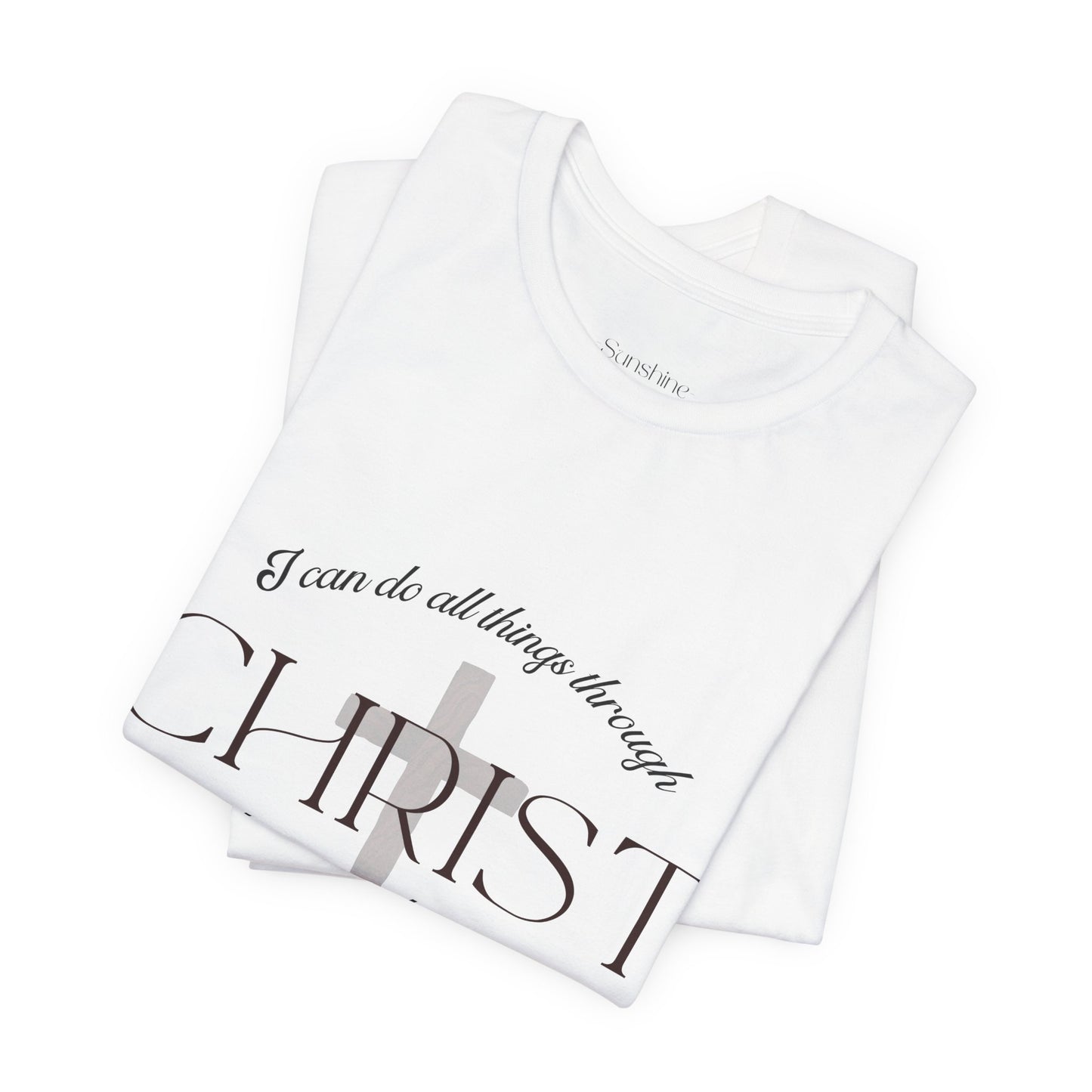 Filipenses 4:13 Camiseta de algodón unisex