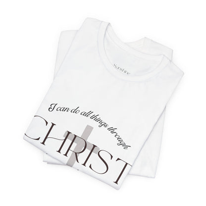 Filipenses 4:13 Camiseta de algodón unisex