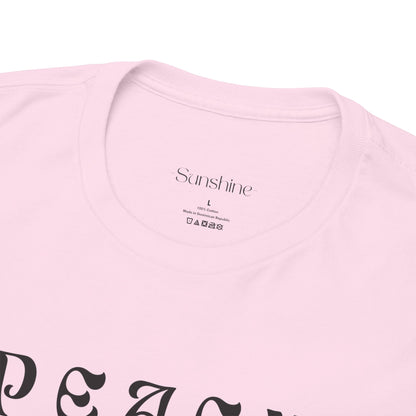 Camiseta de ajedrez de melocotón, edición de frutas