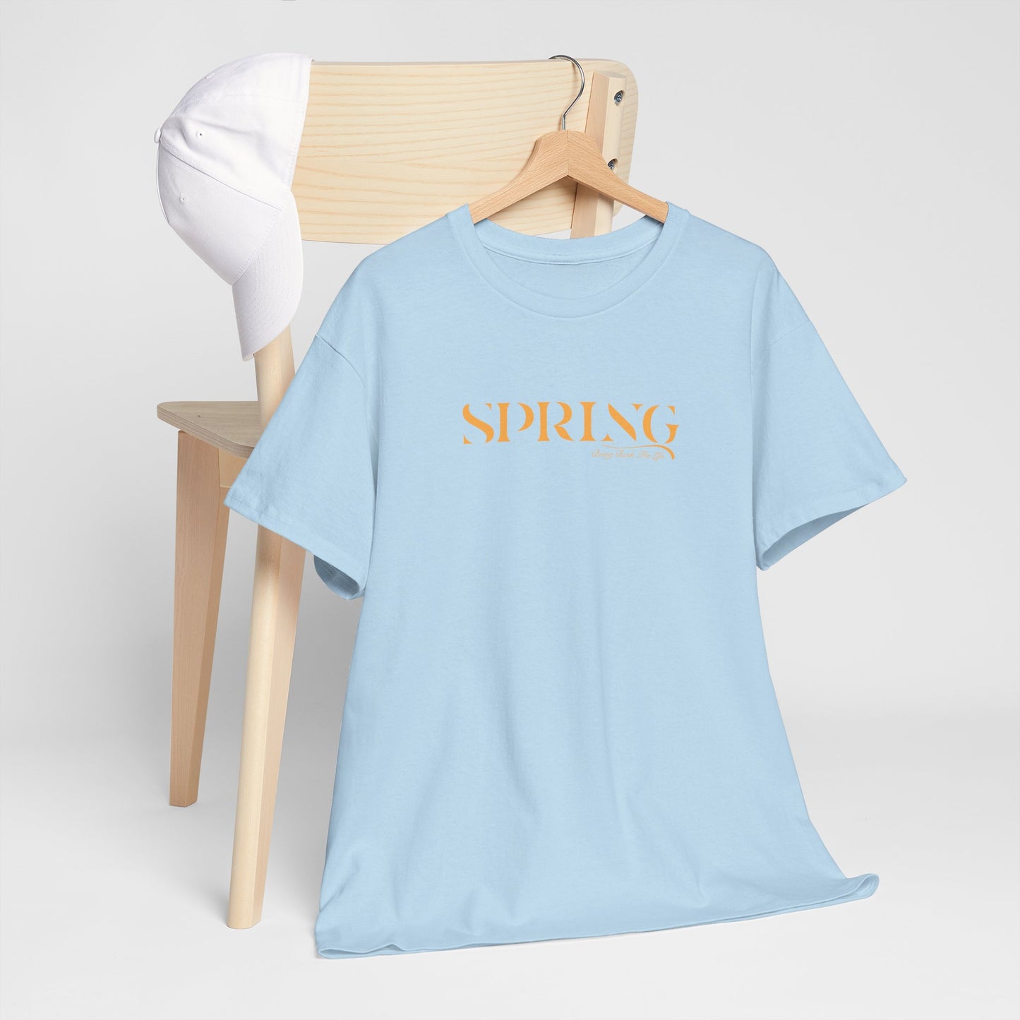 "SPRING" Floral Retro T-shirt