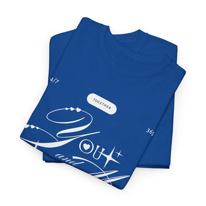 Camiseta romántica de San Valentín "Tú y yo" 