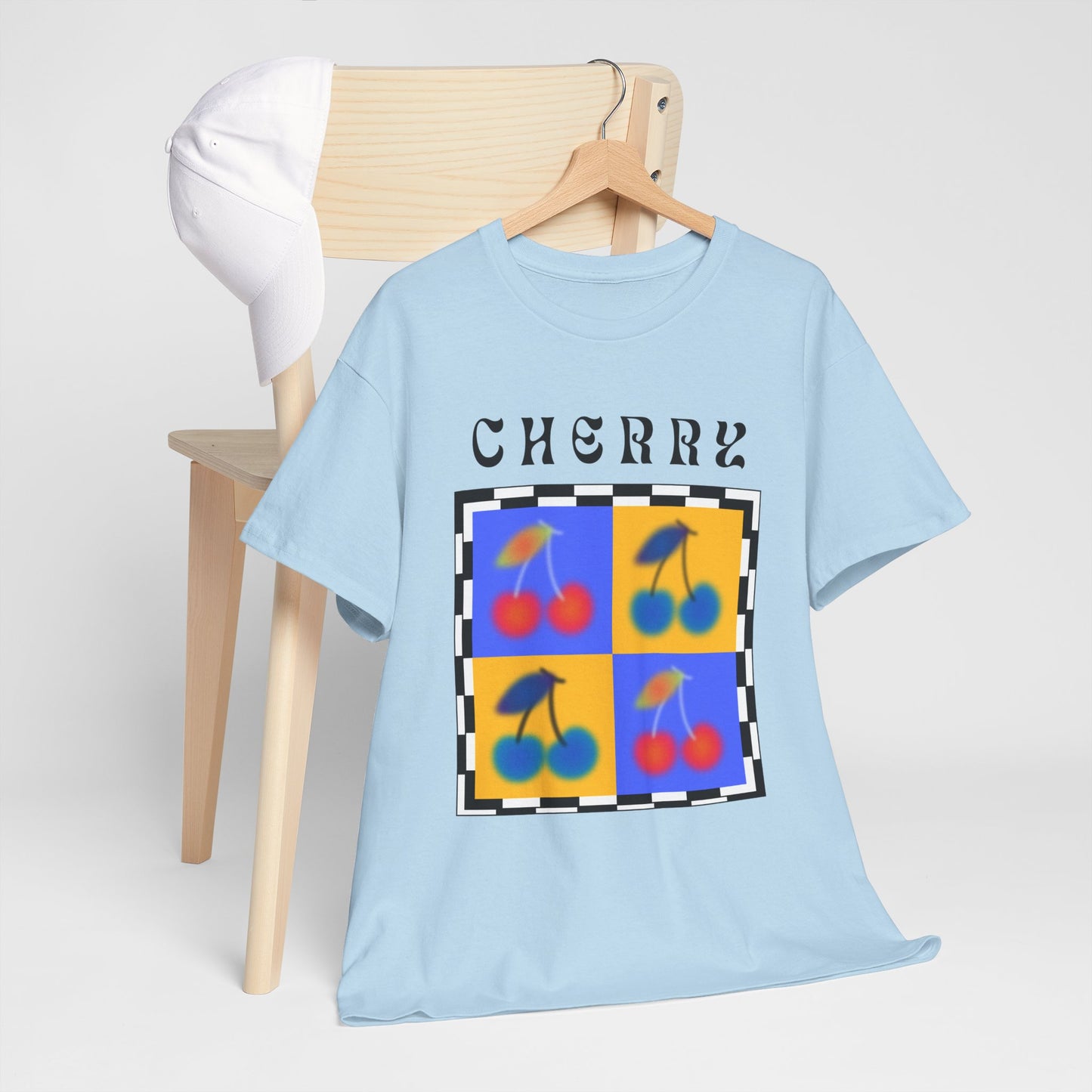 Camiseta de Ajedrez de Cereza, Edición Frutas 