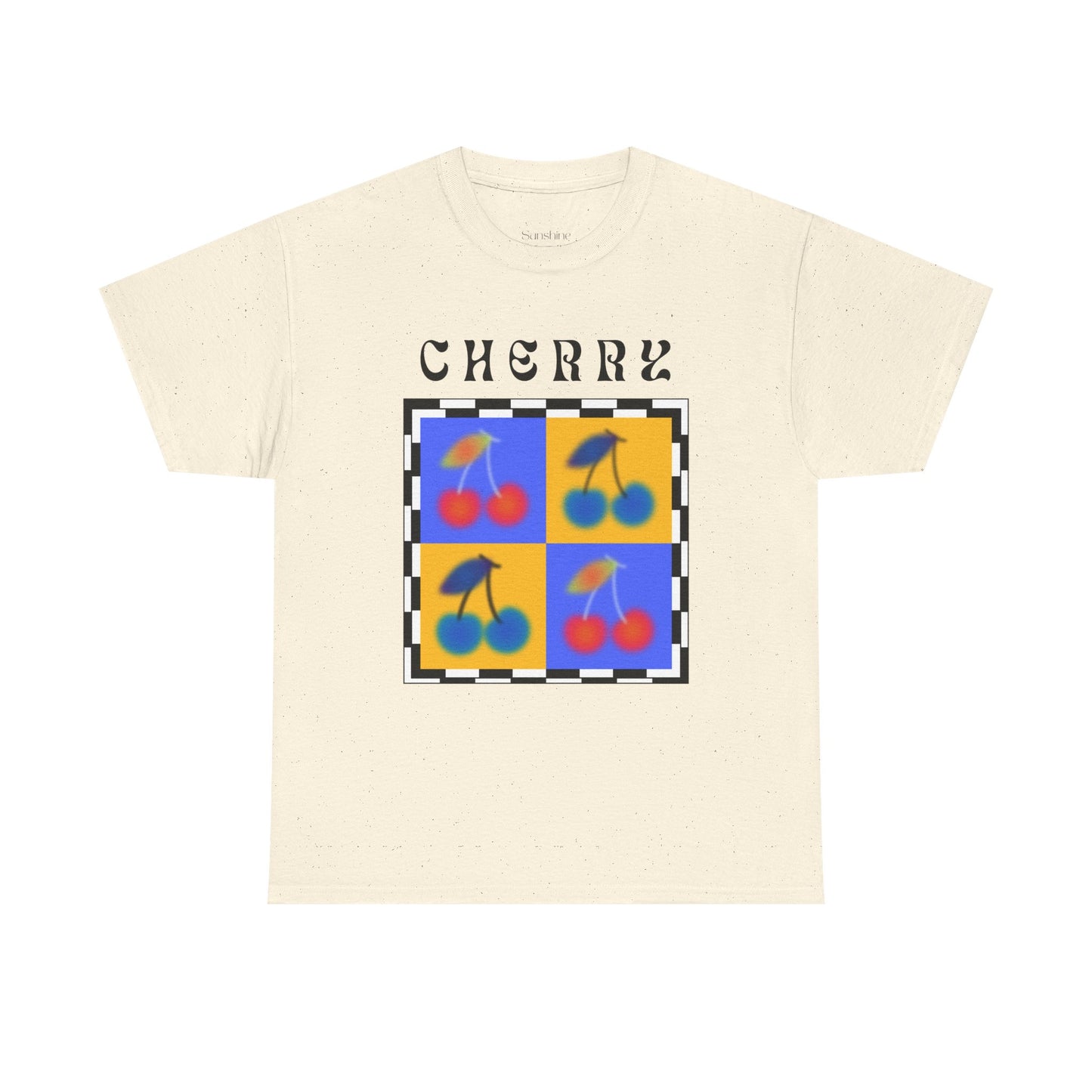 Camiseta de Ajedrez de Cereza, Edición Frutas 