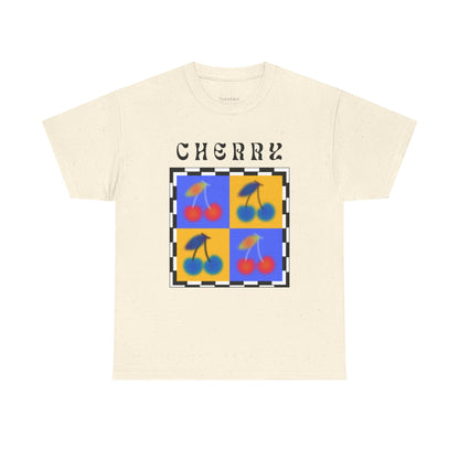 Camiseta de Ajedrez de Cereza, Edición Frutas 
