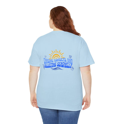 Camiseta playera de algodón Chasing Sunsets 