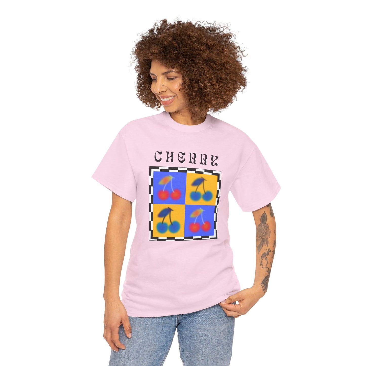 Camiseta de Ajedrez de Cereza, Edición Frutas 