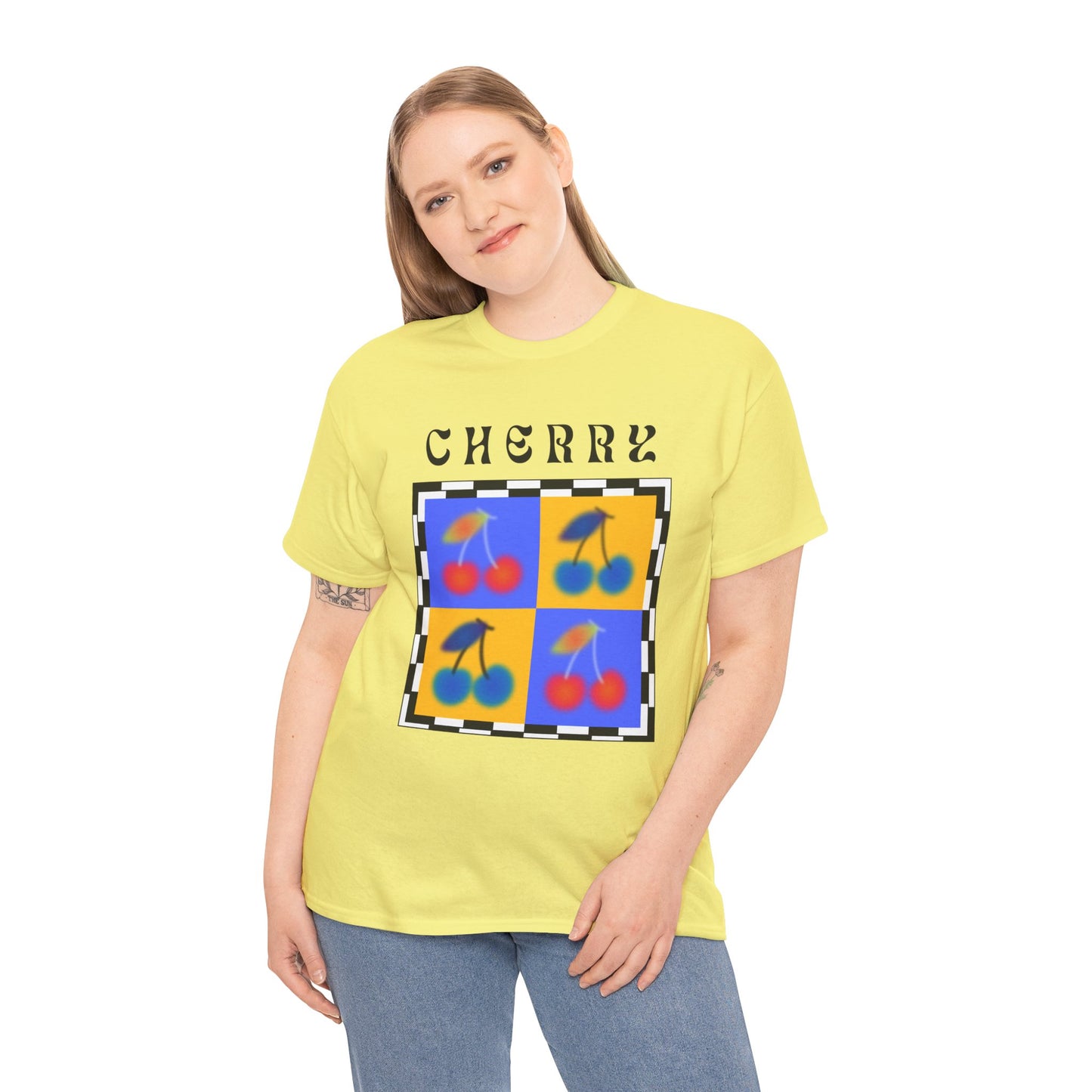 Camiseta de Ajedrez de Cereza, Edición Frutas 