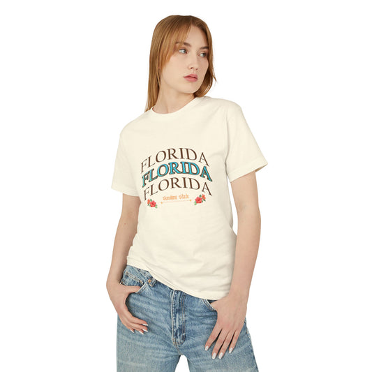 "Florida Sunshine State" Cotton Shirt