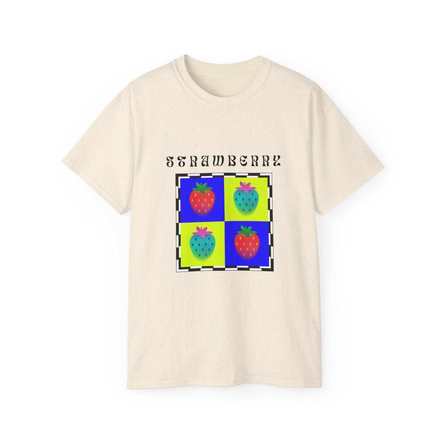 Camiseta de Ajedrez de Fresa, Edición Frutas 