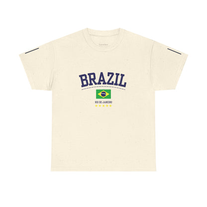 Casual Brazil Vintage Cotton T-shirt